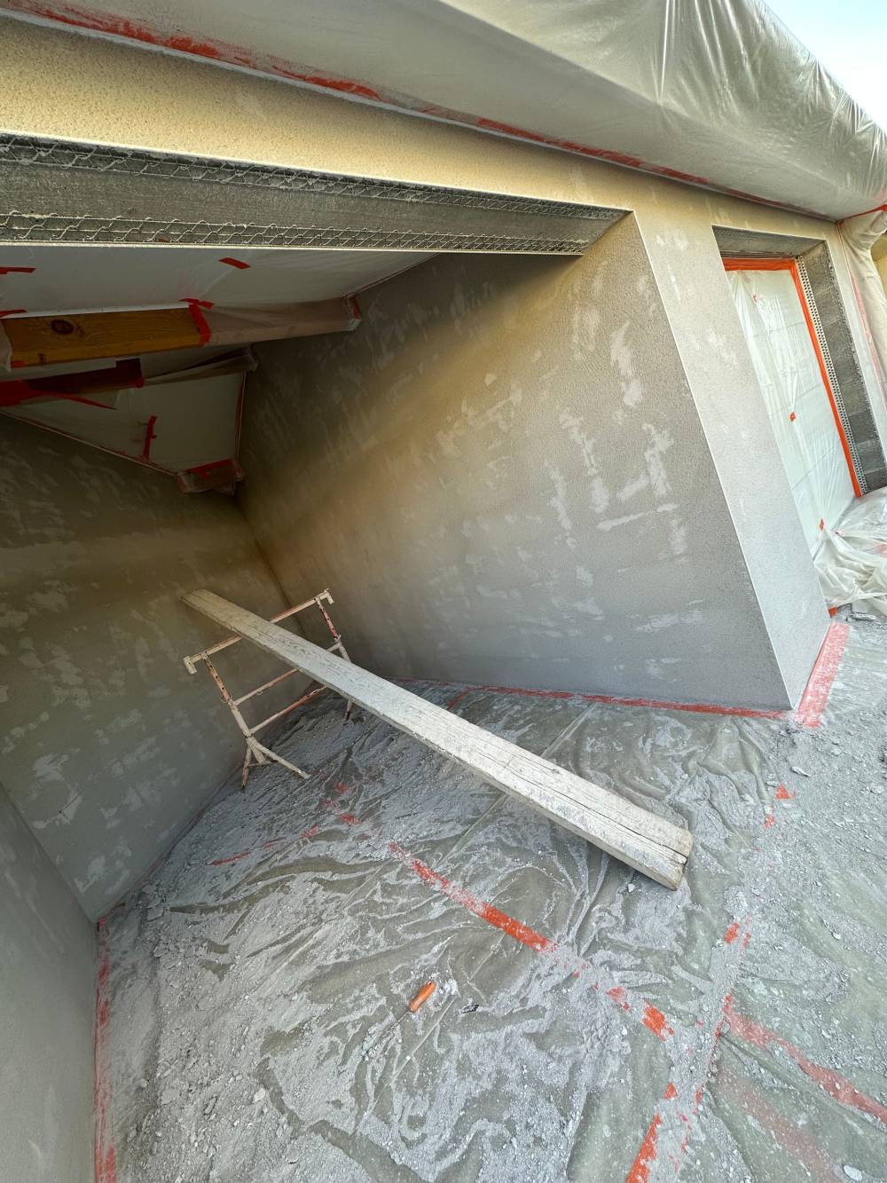 travaux garage en cours